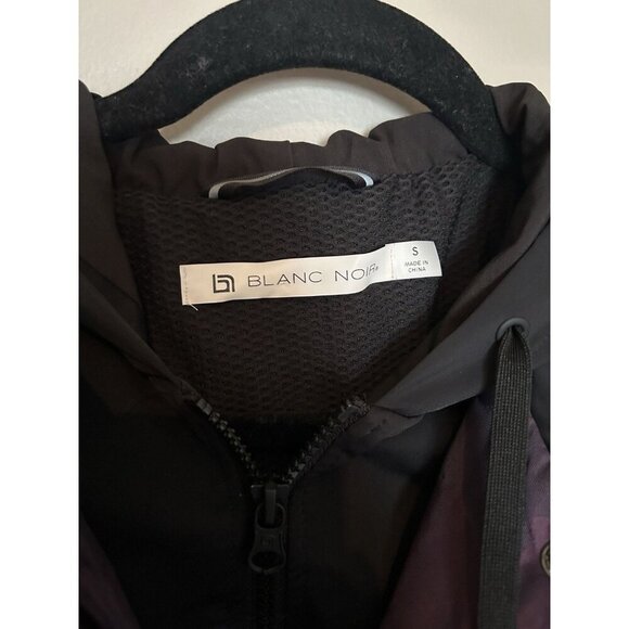 Blanc Noir Skyfall Purple Camo Print Aviator Jacket Camo Hooded Size S - Picture 7 of 10